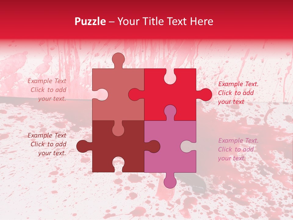 Hurt Trace Blade PowerPoint Template