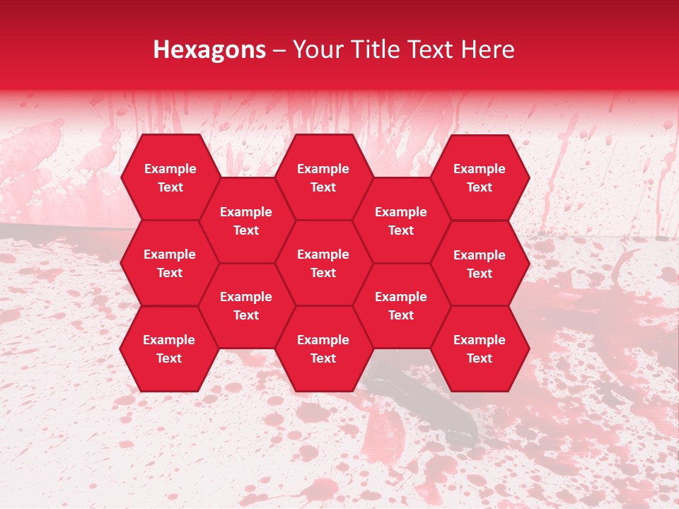 Hurt Trace Blade PowerPoint Template