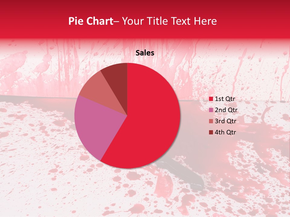 Hurt Trace Blade PowerPoint Template