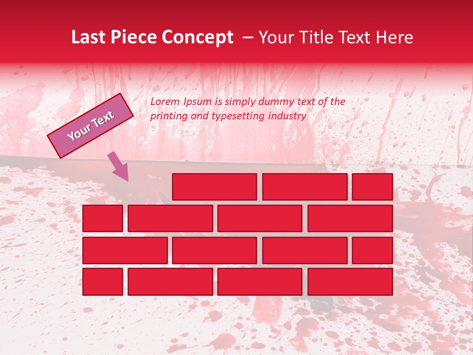 Hurt Trace Blade PowerPoint Template