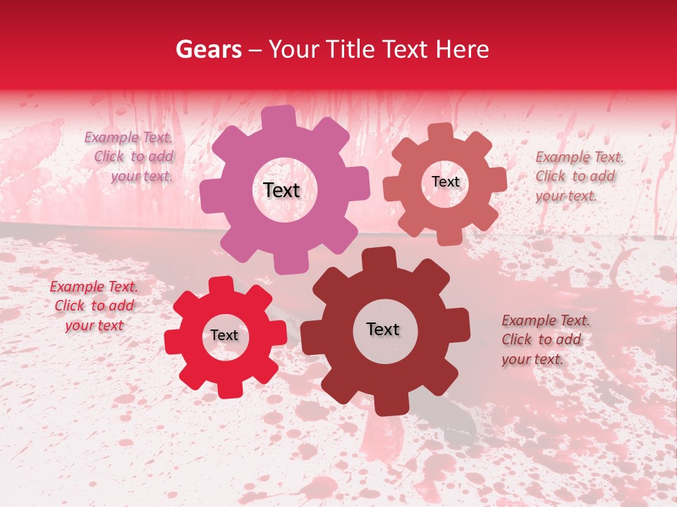 Hurt Trace Blade PowerPoint Template