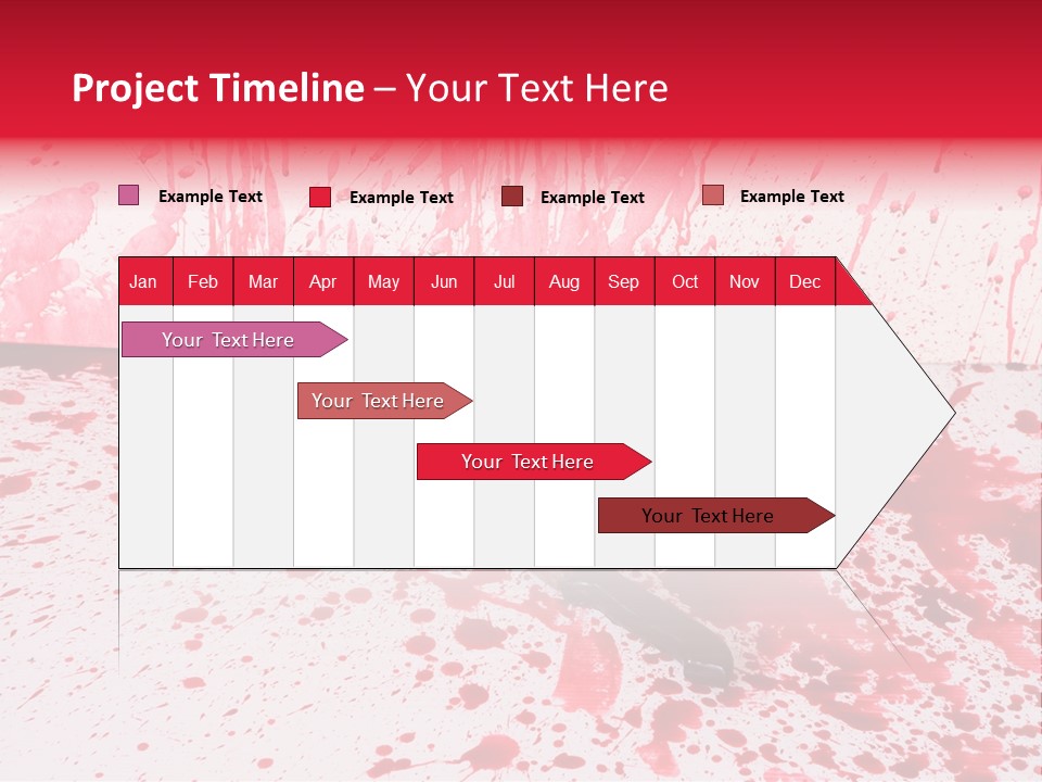 Hurt Trace Blade PowerPoint Template