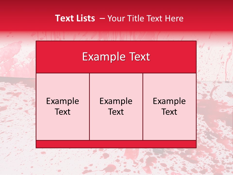Hurt Trace Blade PowerPoint Template