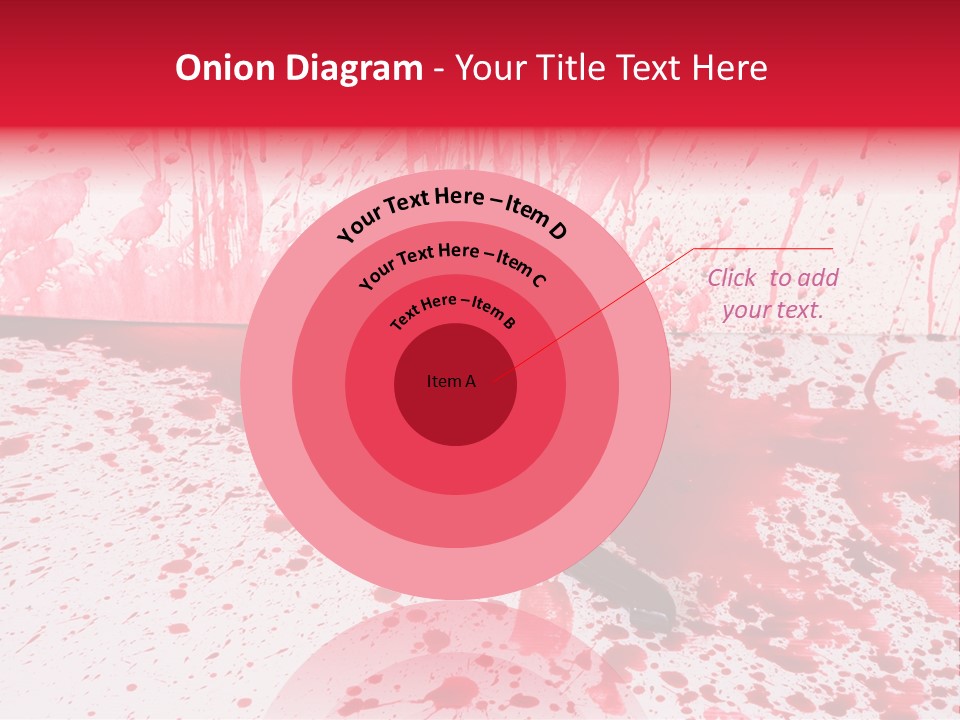 Hurt Trace Blade PowerPoint Template