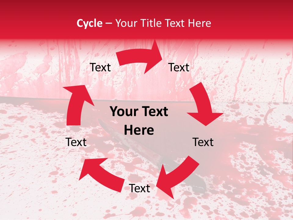 Hurt Trace Blade PowerPoint Template
