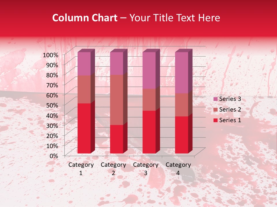 Hurt Trace Blade PowerPoint Template