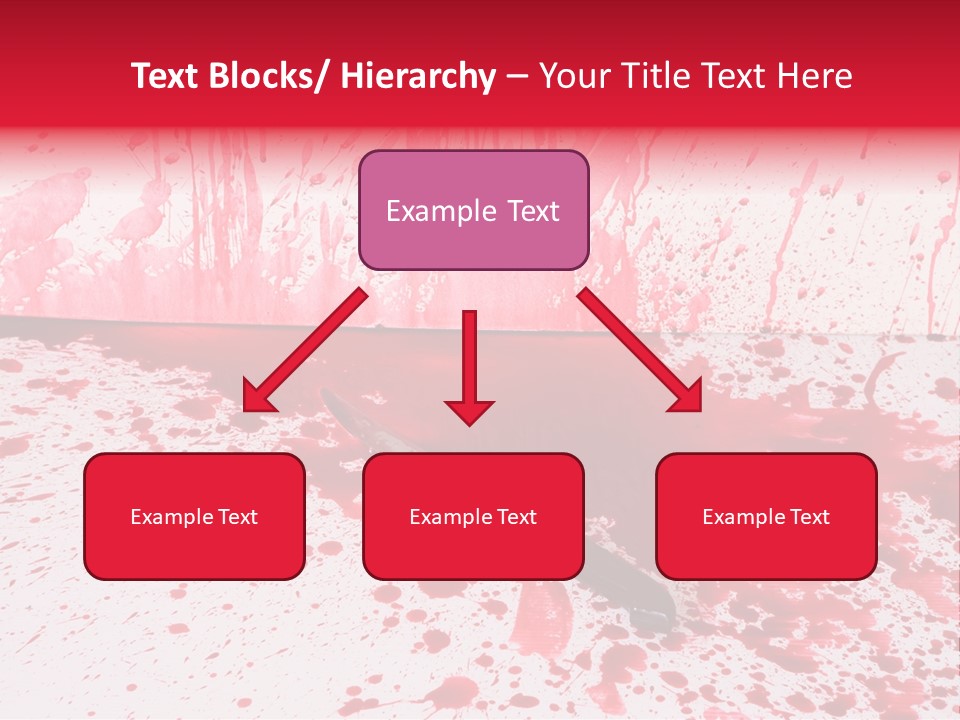 Hurt Trace Blade PowerPoint Template
