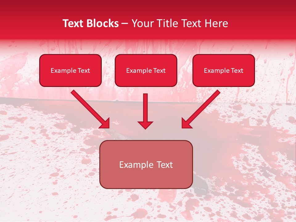 Hurt Trace Blade PowerPoint Template