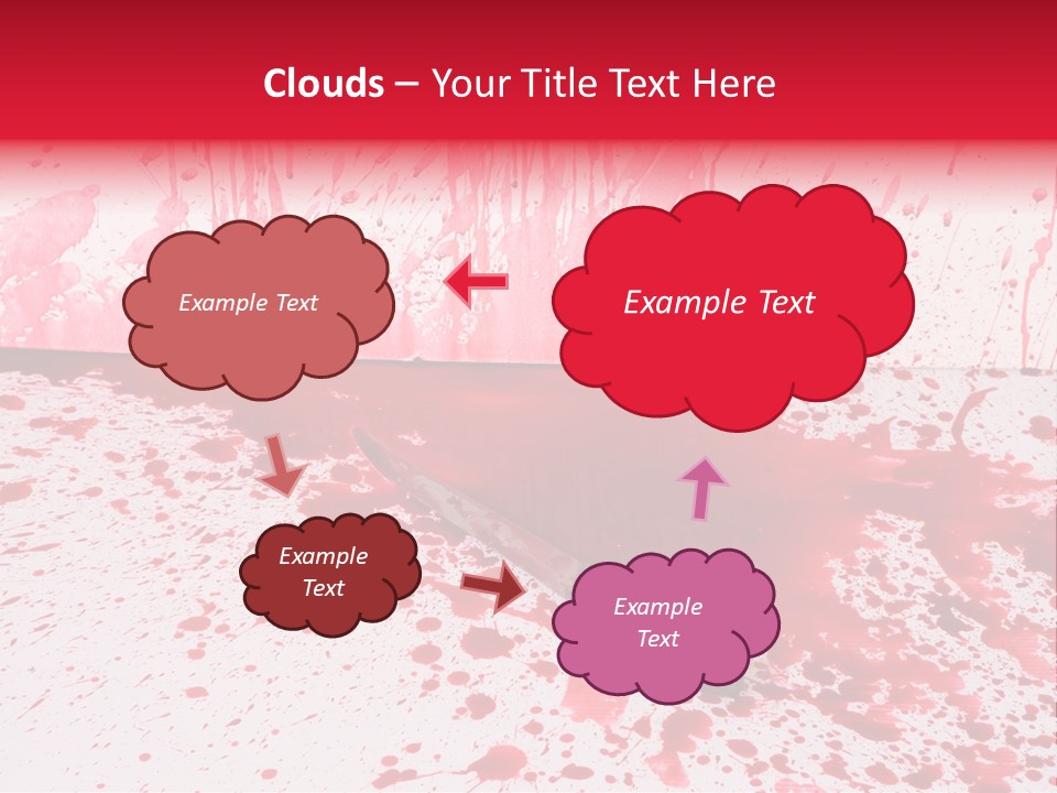 Hurt Trace Blade PowerPoint Template