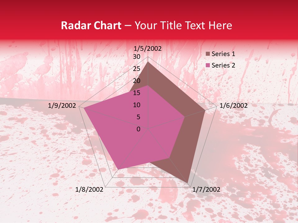 Hurt Trace Blade PowerPoint Template