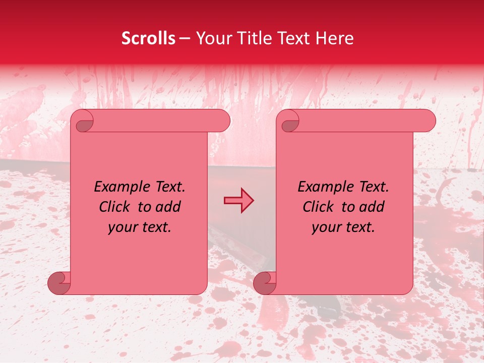 Hurt Trace Blade PowerPoint Template