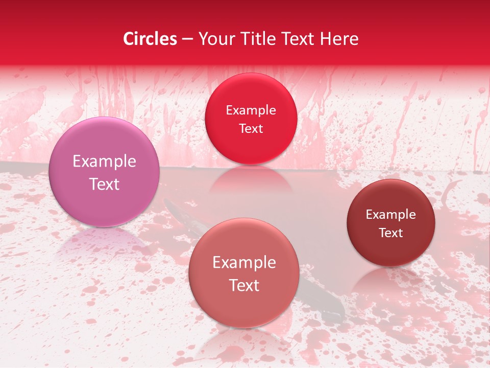 Hurt Trace Blade PowerPoint Template