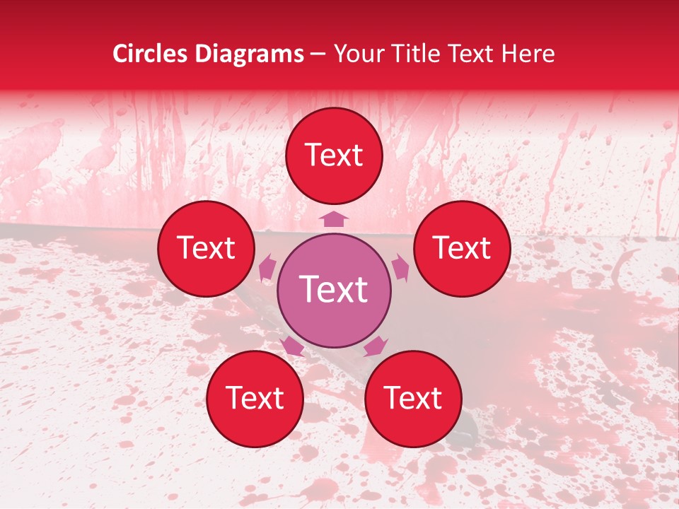 Hurt Trace Blade PowerPoint Template