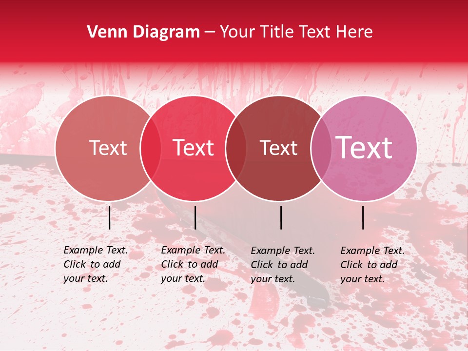 Hurt Trace Blade PowerPoint Template