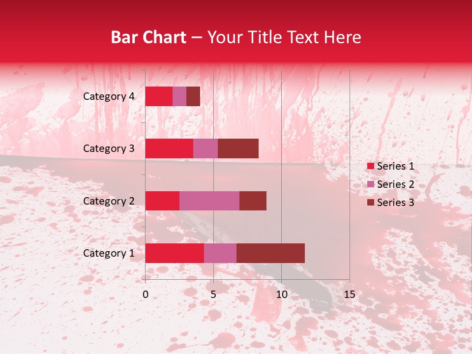 Hurt Trace Blade PowerPoint Template