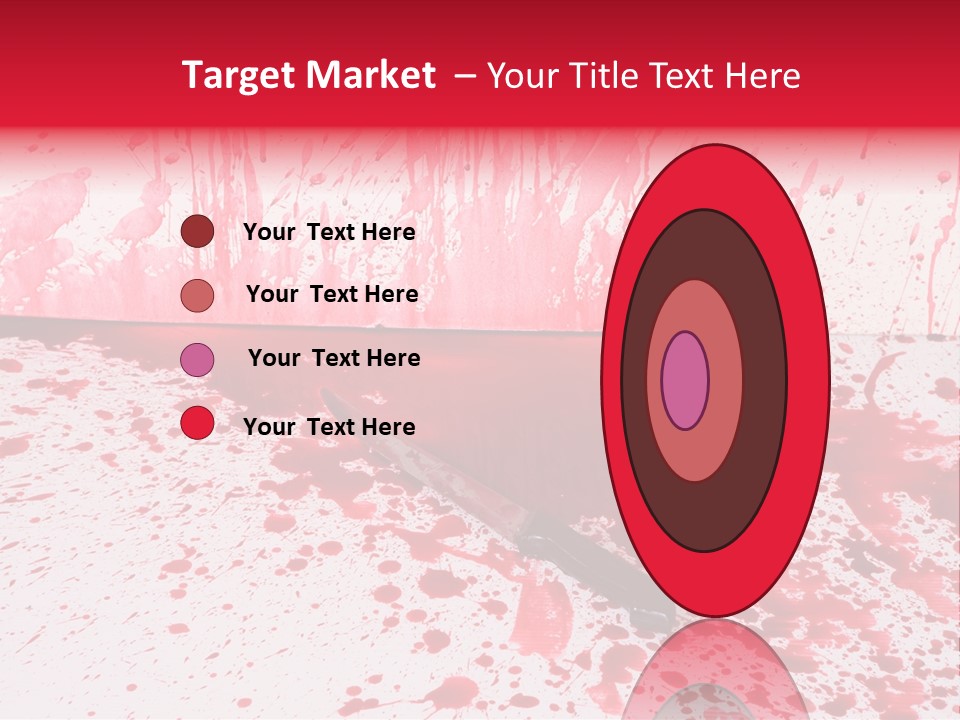 Hurt Trace Blade PowerPoint Template