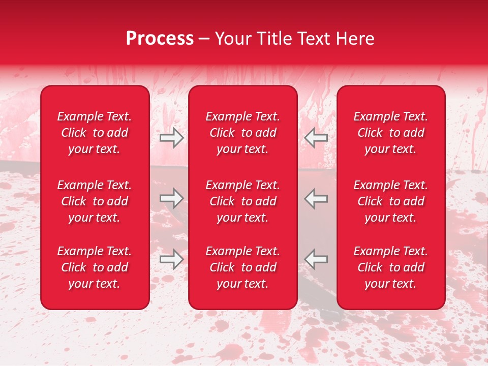 Hurt Trace Blade PowerPoint Template