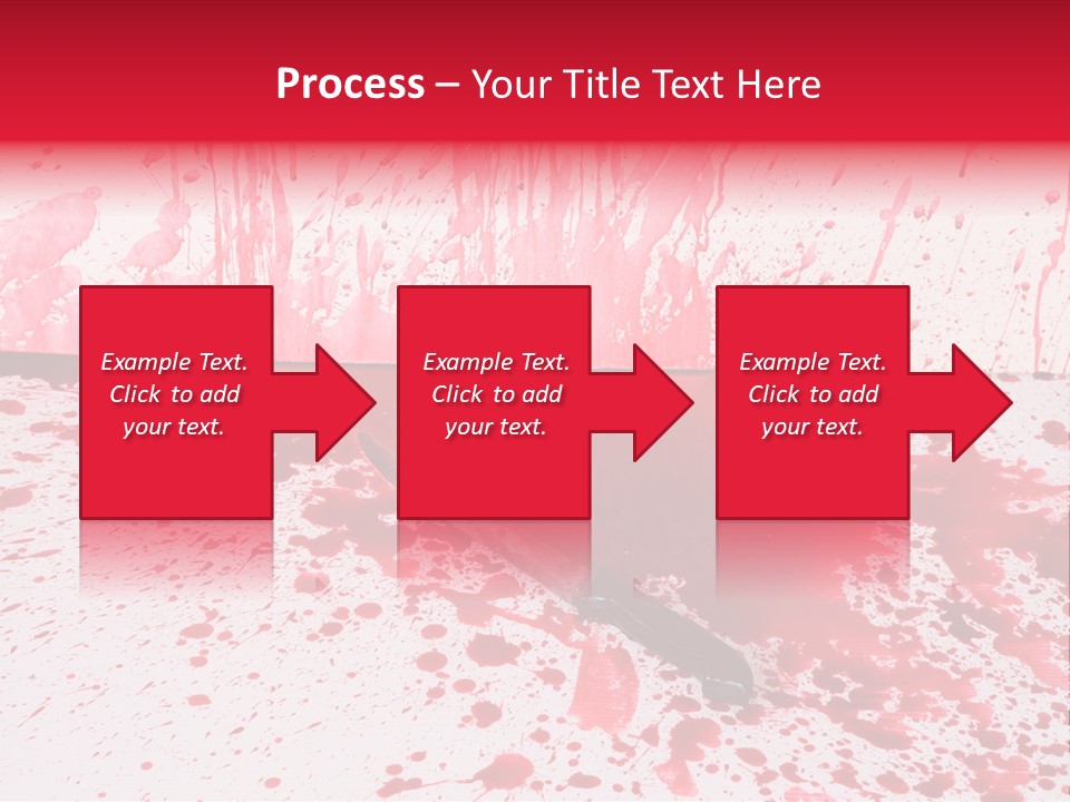 Hurt Trace Blade PowerPoint Template