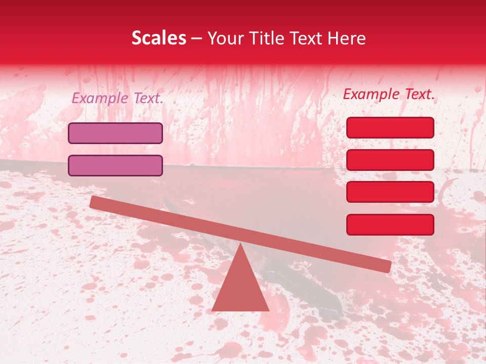 Hurt Trace Blade PowerPoint Template