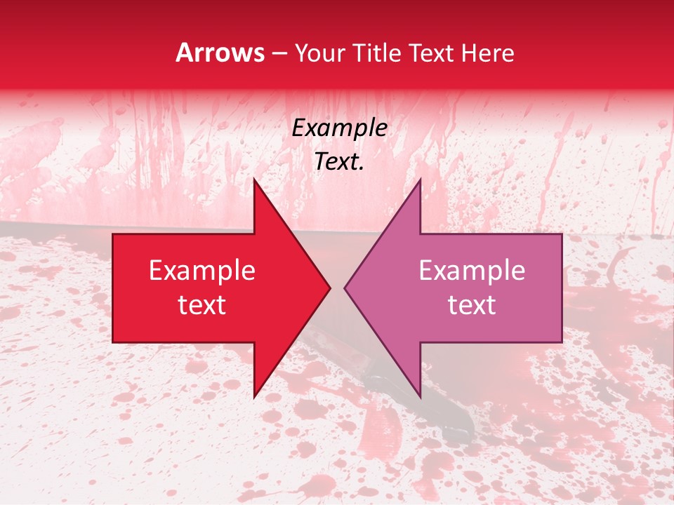 Hurt Trace Blade PowerPoint Template