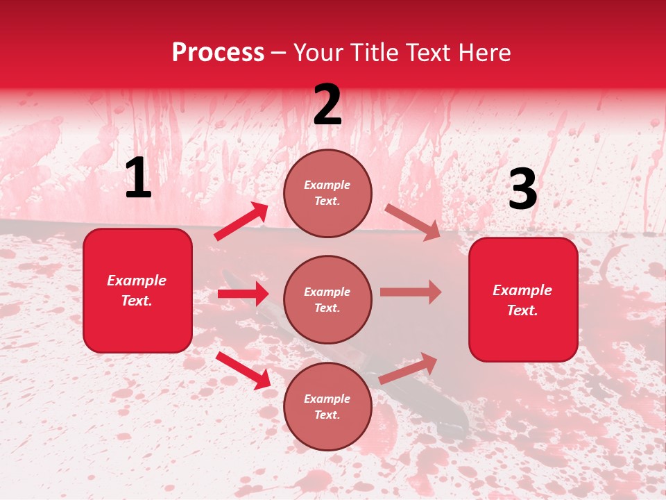 Hurt Trace Blade PowerPoint Template