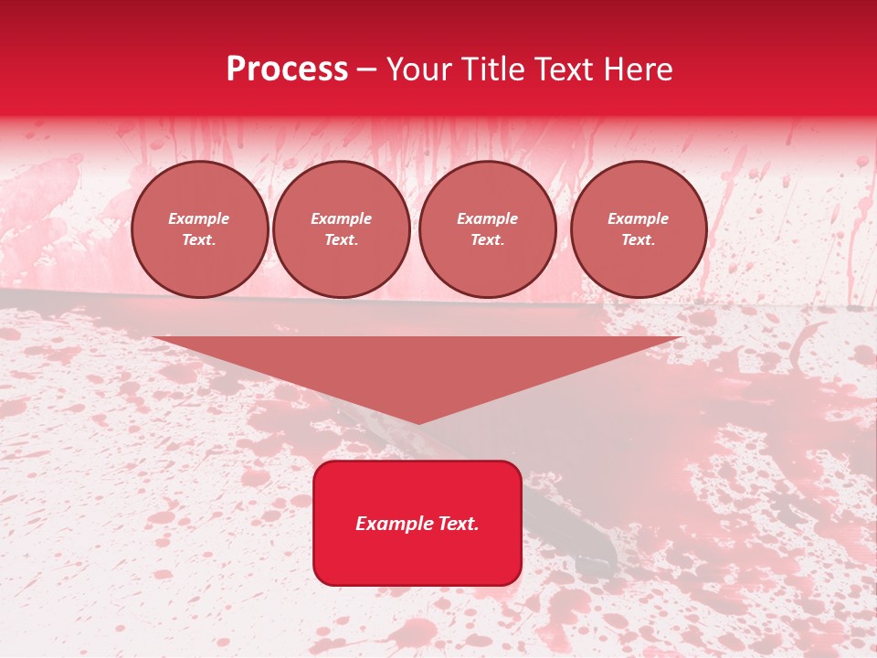 Hurt Trace Blade PowerPoint Template