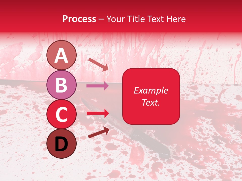 Hurt Trace Blade PowerPoint Template