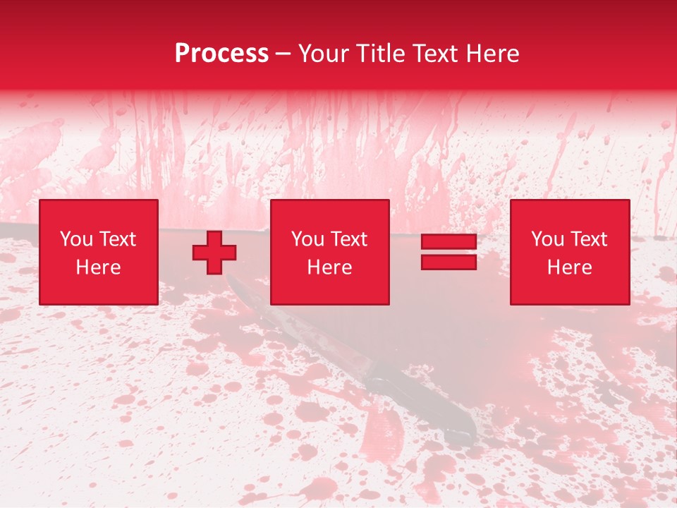 Hurt Trace Blade PowerPoint Template