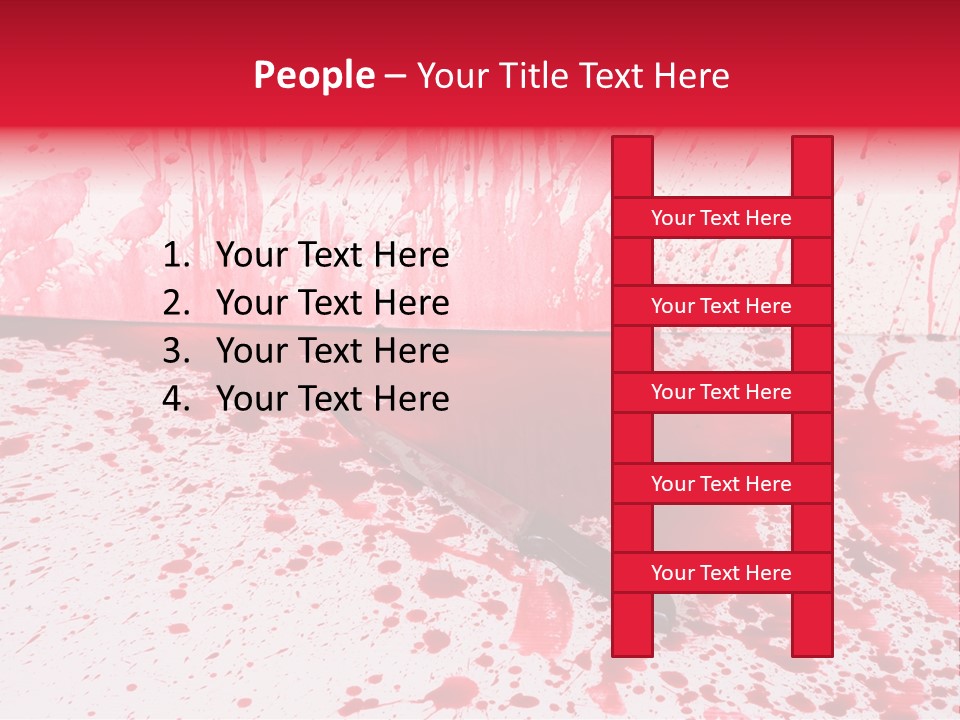 Hurt Trace Blade PowerPoint Template