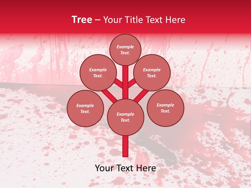 Hurt Trace Blade PowerPoint Template