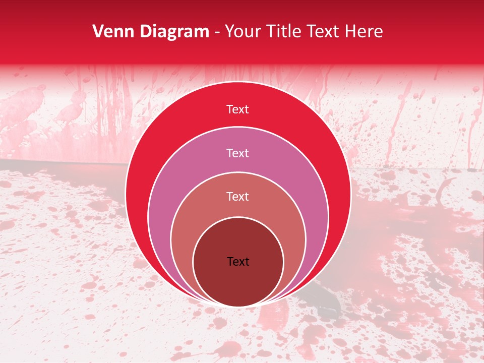 Hurt Trace Blade PowerPoint Template