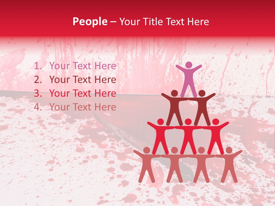 Hurt Trace Blade PowerPoint Template