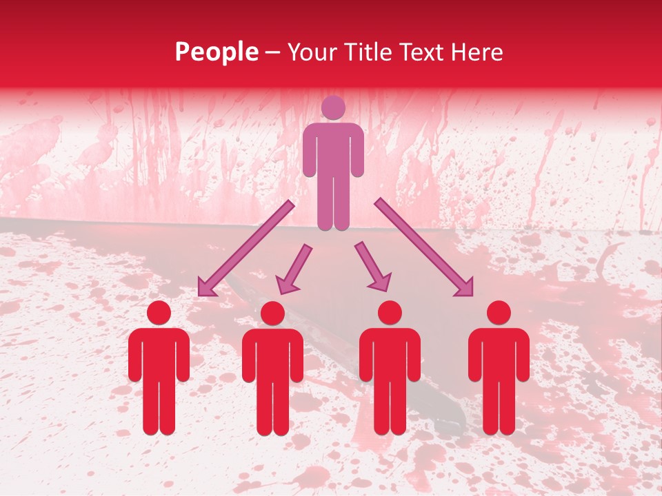 Hurt Trace Blade PowerPoint Template