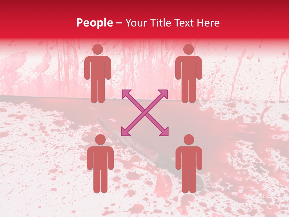 Hurt Trace Blade PowerPoint Template