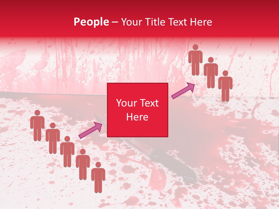 Hurt Trace Blade PowerPoint Template