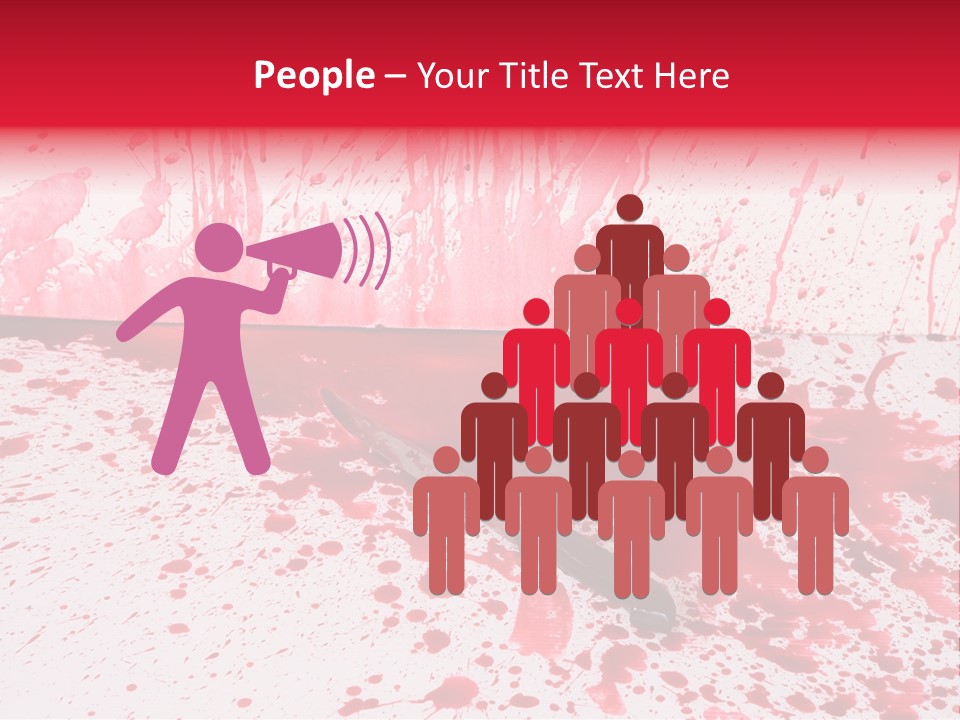 Hurt Trace Blade PowerPoint Template