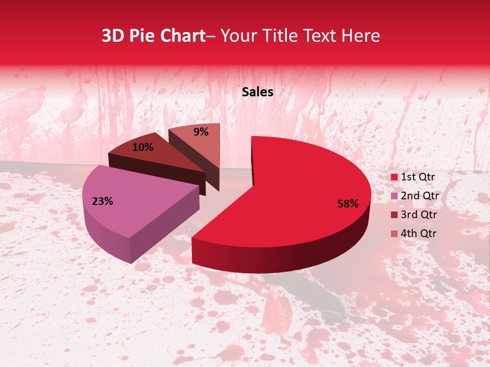 Hurt Trace Blade PowerPoint Template