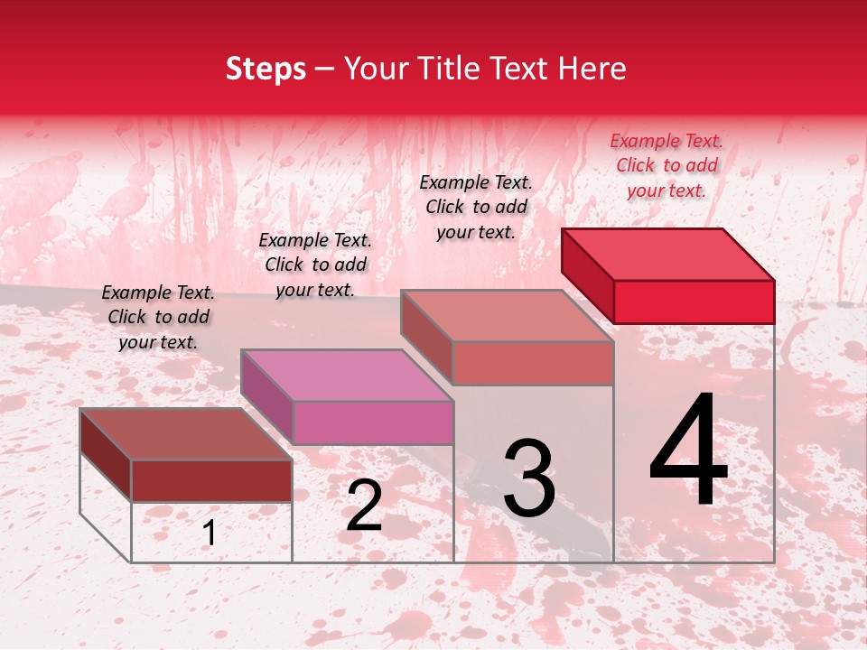 Hurt Trace Blade PowerPoint Template
