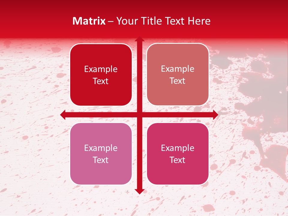 Black Drip Ink PowerPoint Template