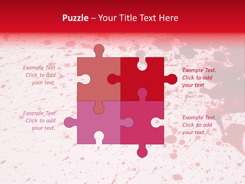 Black Drip Ink PowerPoint Template