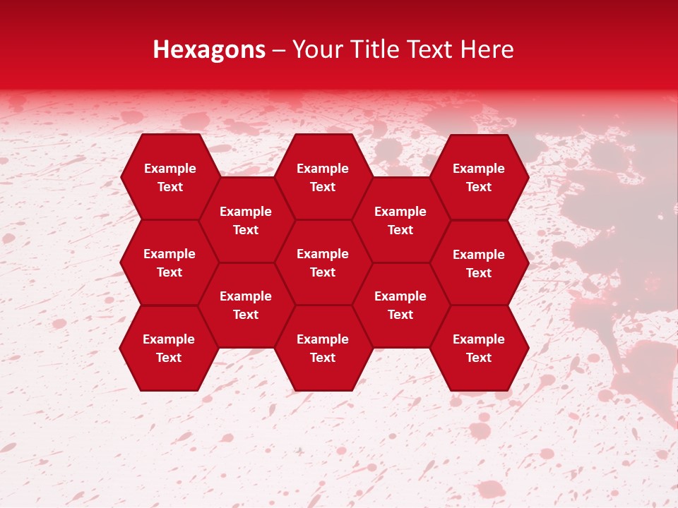 Black Drip Ink PowerPoint Template