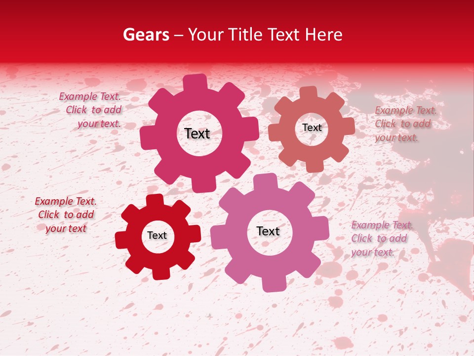 Black Drip Ink PowerPoint Template