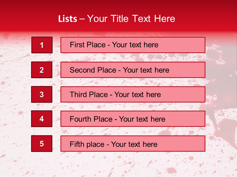 Black Drip Ink PowerPoint Template