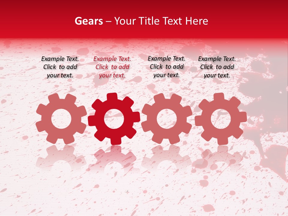 Black Drip Ink PowerPoint Template