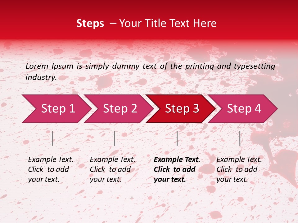 Black Drip Ink PowerPoint Template