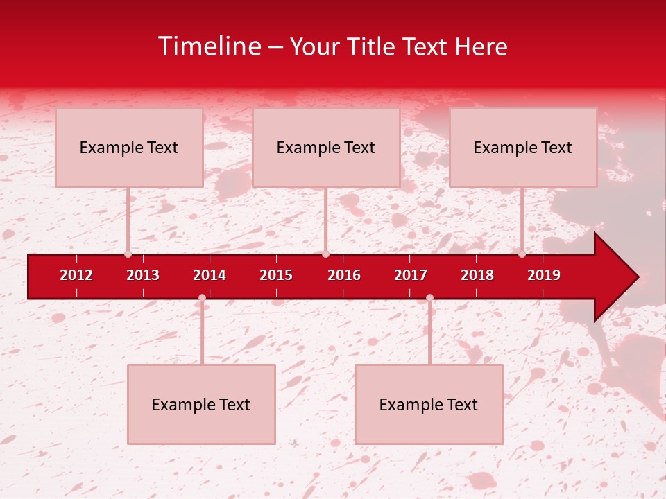 Black Drip Ink PowerPoint Template