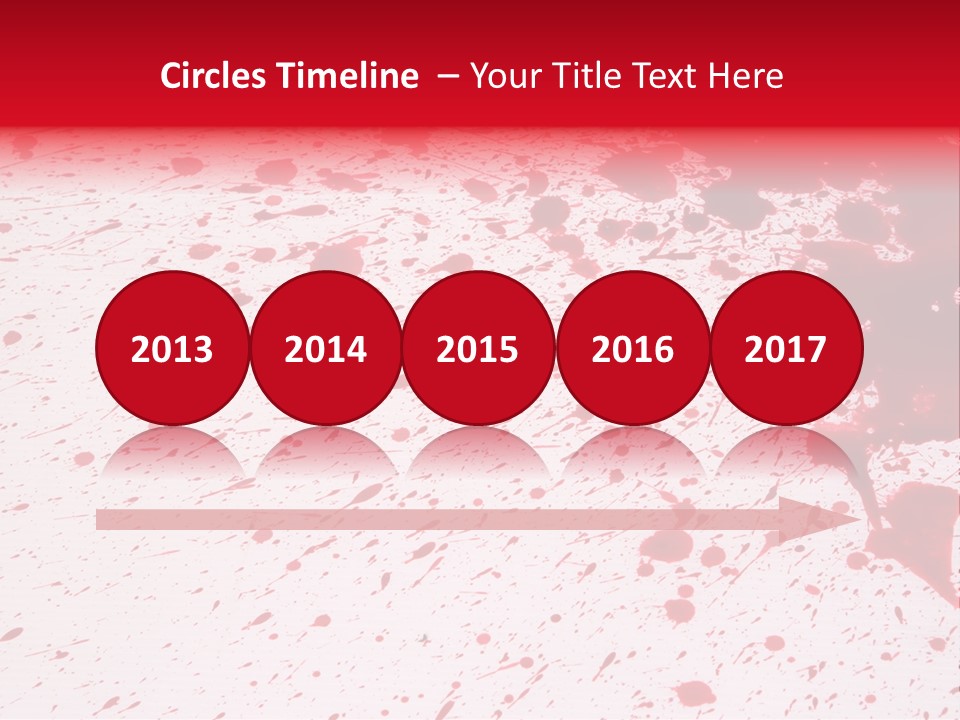 Black Drip Ink PowerPoint Template