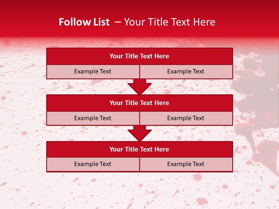 Black Drip Ink PowerPoint Template