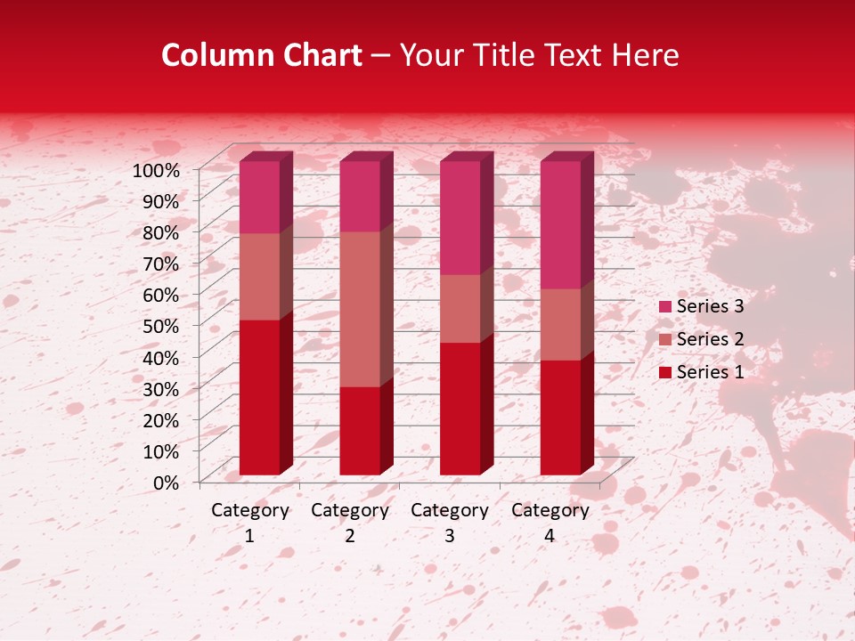 Black Drip Ink PowerPoint Template