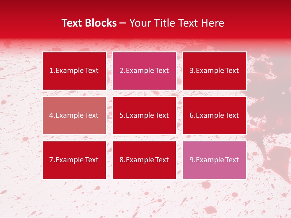 Black Drip Ink PowerPoint Template